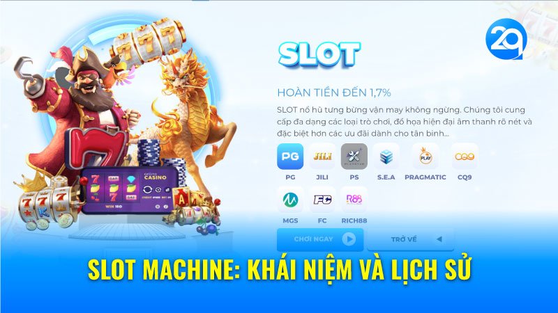 Slot machine: Khái niệm và lịch sử