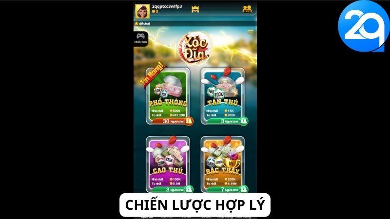 Có chiến lược hợp lý