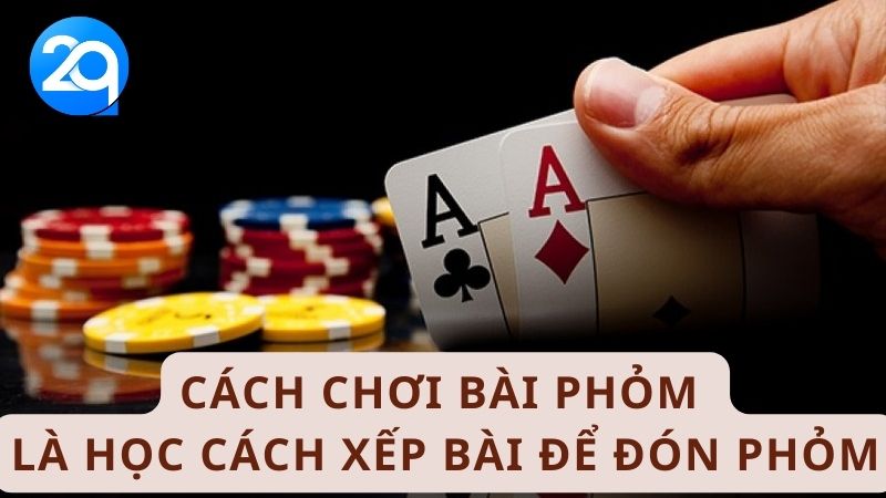 Cách chơi bài phỏm là học cách xếp bài để đón phỏm