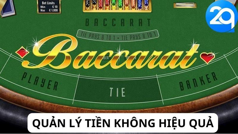 Quản lý tiền không hiệu quả